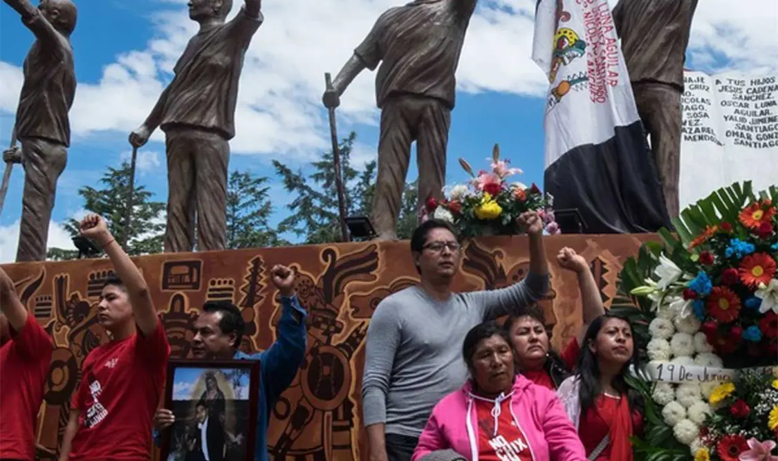 El 19 de junio de 2016 se ordenó un desalojo por parte de la policía contra los manifestantes que mantenían un bloqueo carretero en Nochixtlán. Cortesía
