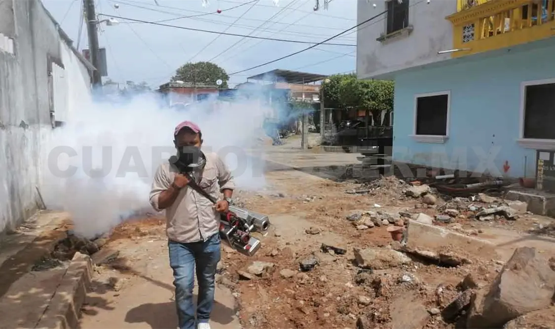 Realizan nebulizaciones en Tapachula