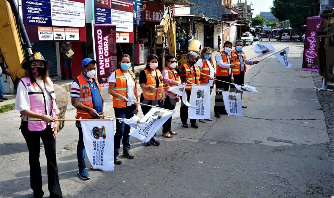 Inicia magna obra en el centro de Tapachula