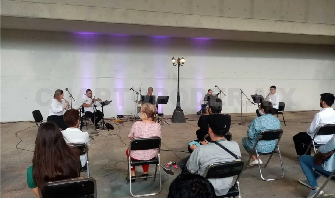 Lluvias impiden concierto de la Orquesta Sinfónica