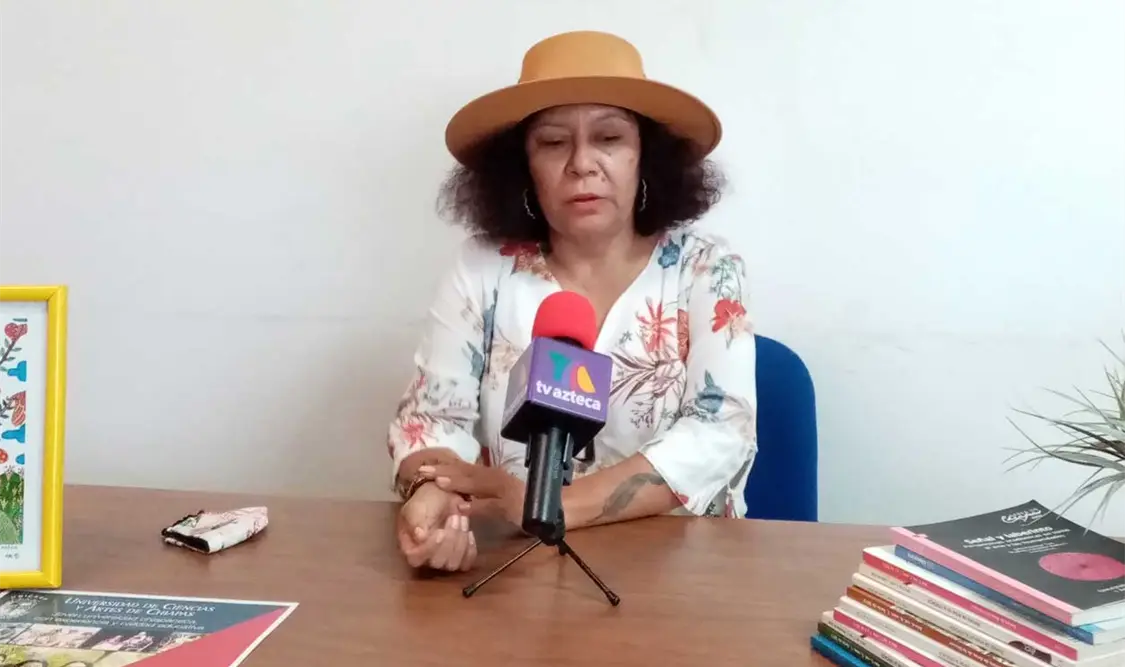 Yolanda Gómez Fuentes, catedrática de la licenciatura en Gestión y Promoción de las Artes. Cortesía