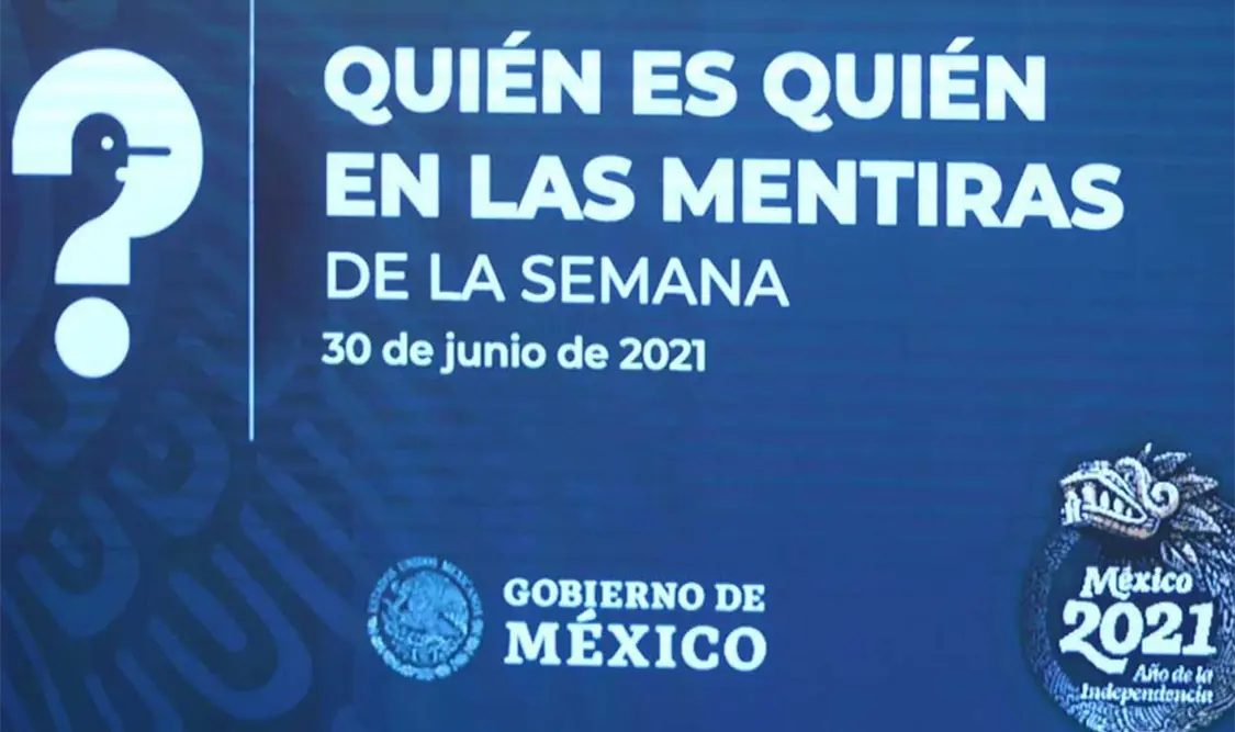 Presentan Quién es quién en las mentiras