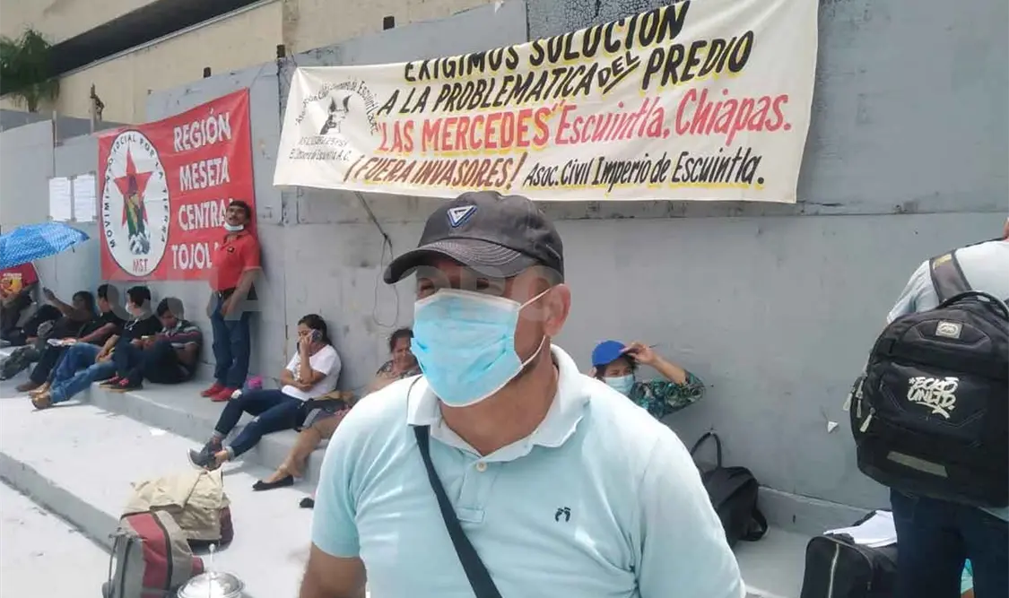 Demandan desalojo de predio invadido