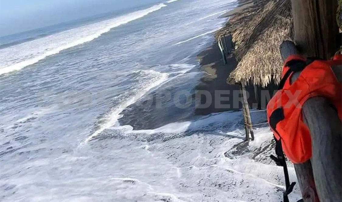 Prohíben bañarse en playa de Puerto Arista