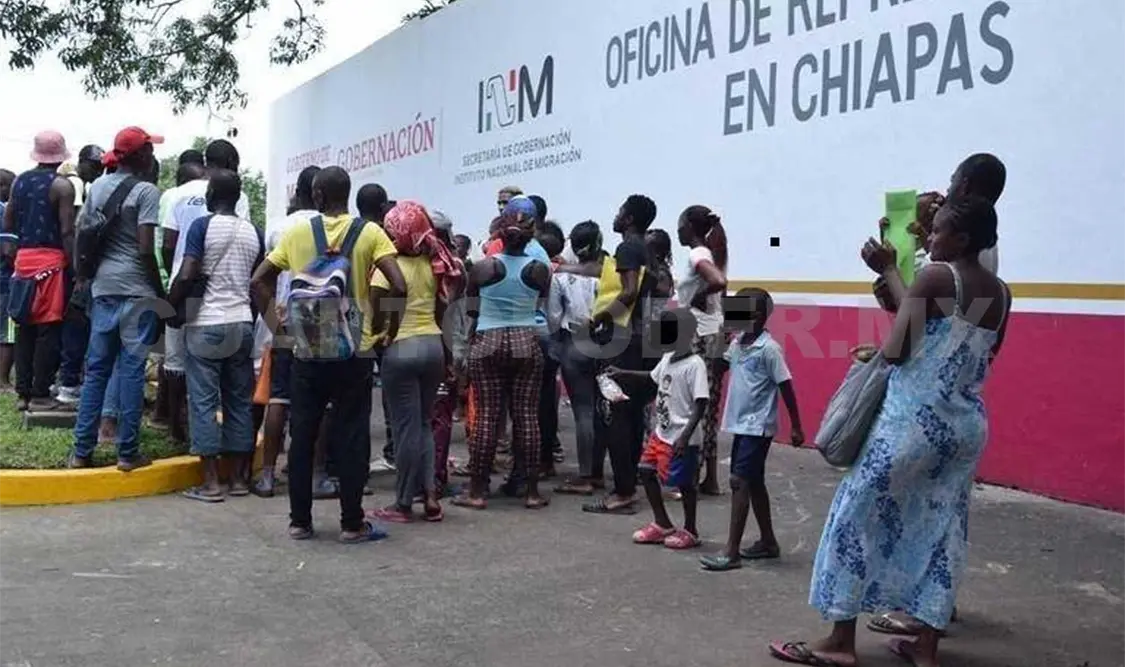 Los haitianos se congregan y viven en la ciudad de Tapachula, pero buscan viajar a E.U. CP