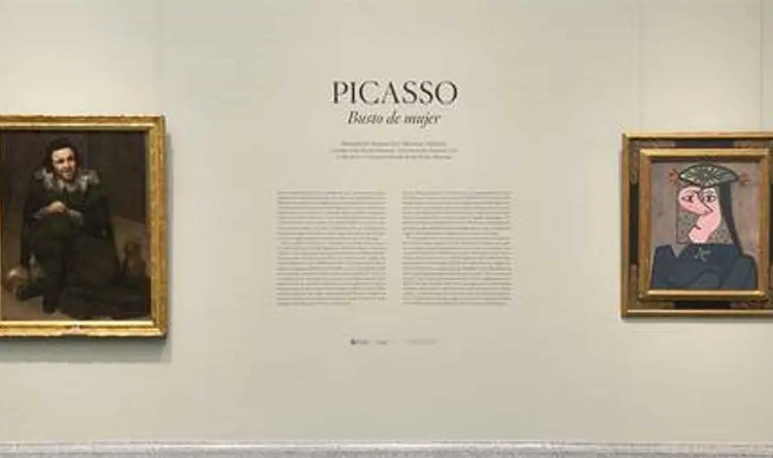 Picasso siempre se sintió vinculado con la obra de artistas como Velázquez; por eso decidieron que su lienzo se colgara al lado de El bufón Calabacillas. Cortesía