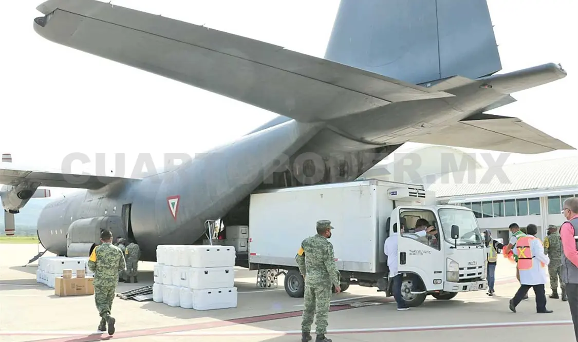 Al menos 76 mil 800 vacunas llegaron a la entidad para continuar con la inmunización de los chiapanecos. Cortesía
