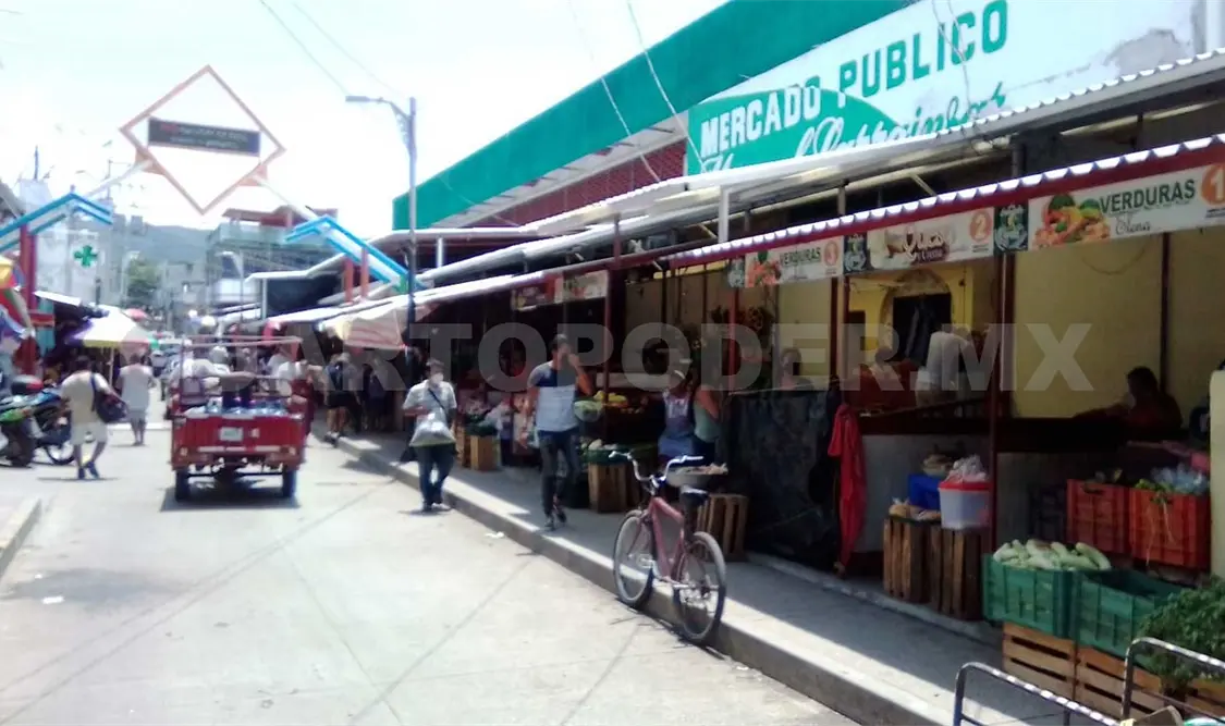 El mercado local de Tonalá no registra ningún comerciante enfermo por covid-19. Noel Vázquez / CP