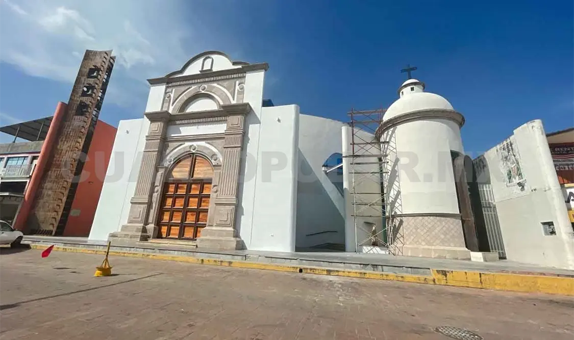 Celebran aniversario de parroquia de Santa Catarina