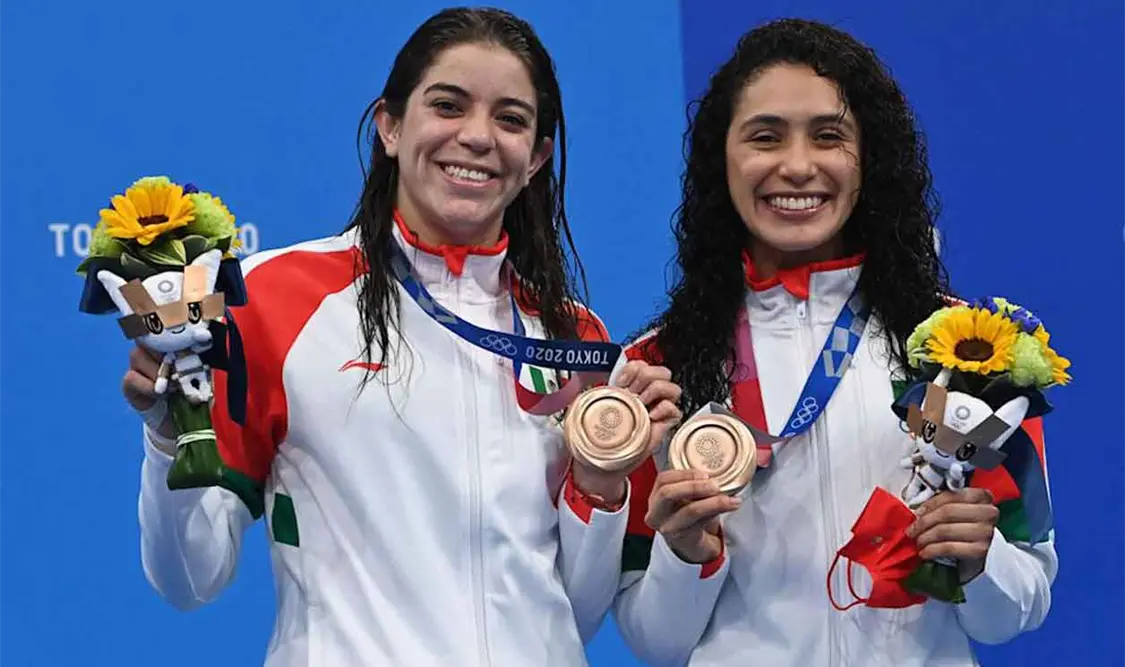 Medalla de bronce en Clavados Sincronizados