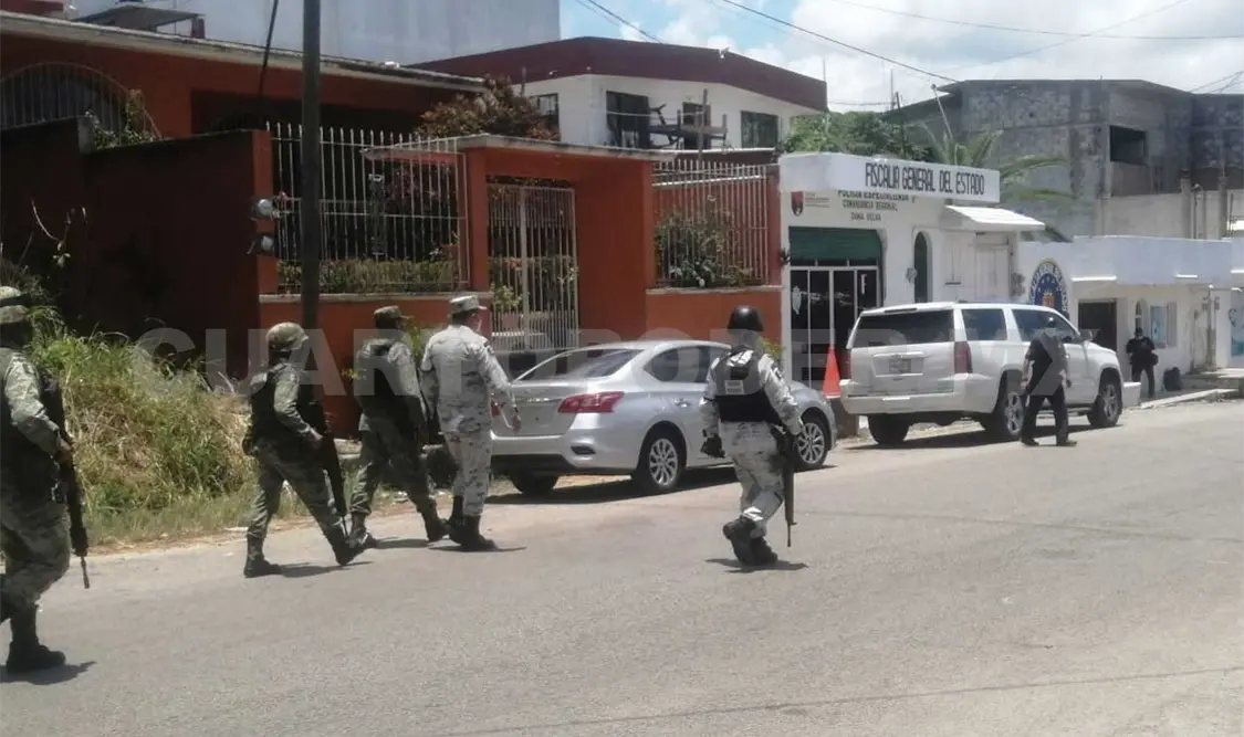 Luego de una fuerte movilización de las autoridades, lograron capturar a los sospechosos en la colonia Pakal-Ná. Genaro Sánchez / CP