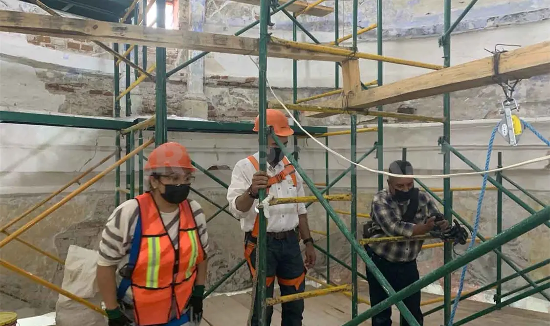 Supervisan restauración en Catedral San Marcos