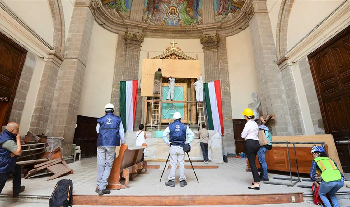 El templo de Nuestra Señora de los Ángeles se encuentra en la colonia Guerrero. Cortesía