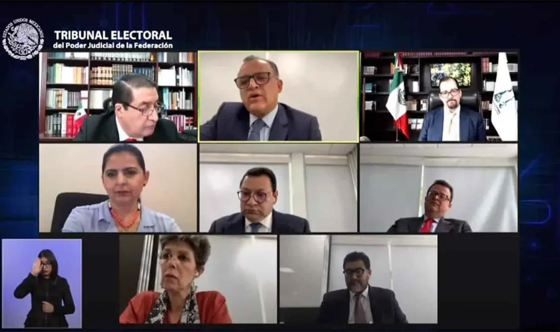 Durante una sesión virtual se avaló destituir al magistrado presidente José Luis Vargas. Cortesía