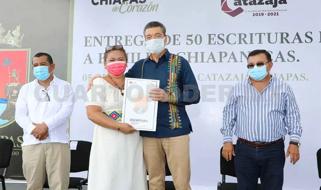 Rec da certeza jurídica a 50 familias de Catazajá