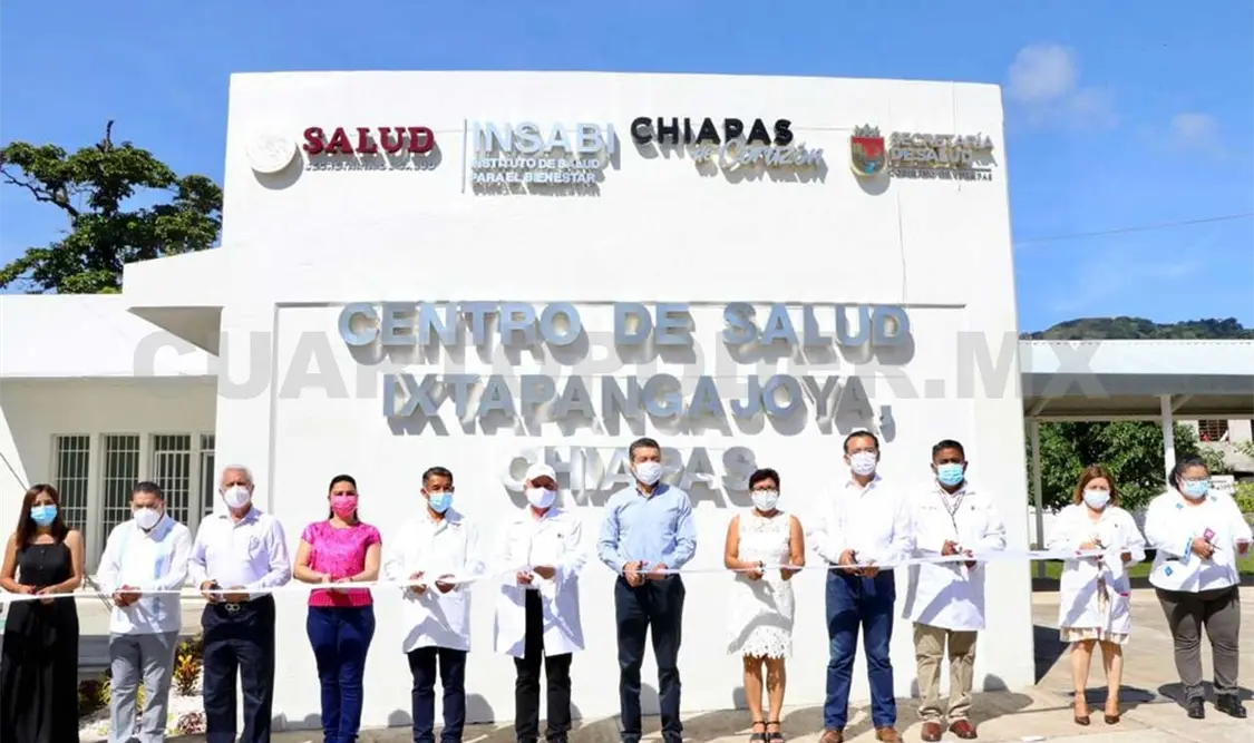 Escandón Cadenas entrega reconversión de Centro de Salud