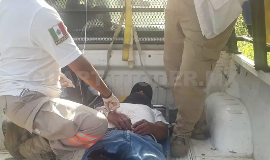 Herido de bala es trasladado a hospital