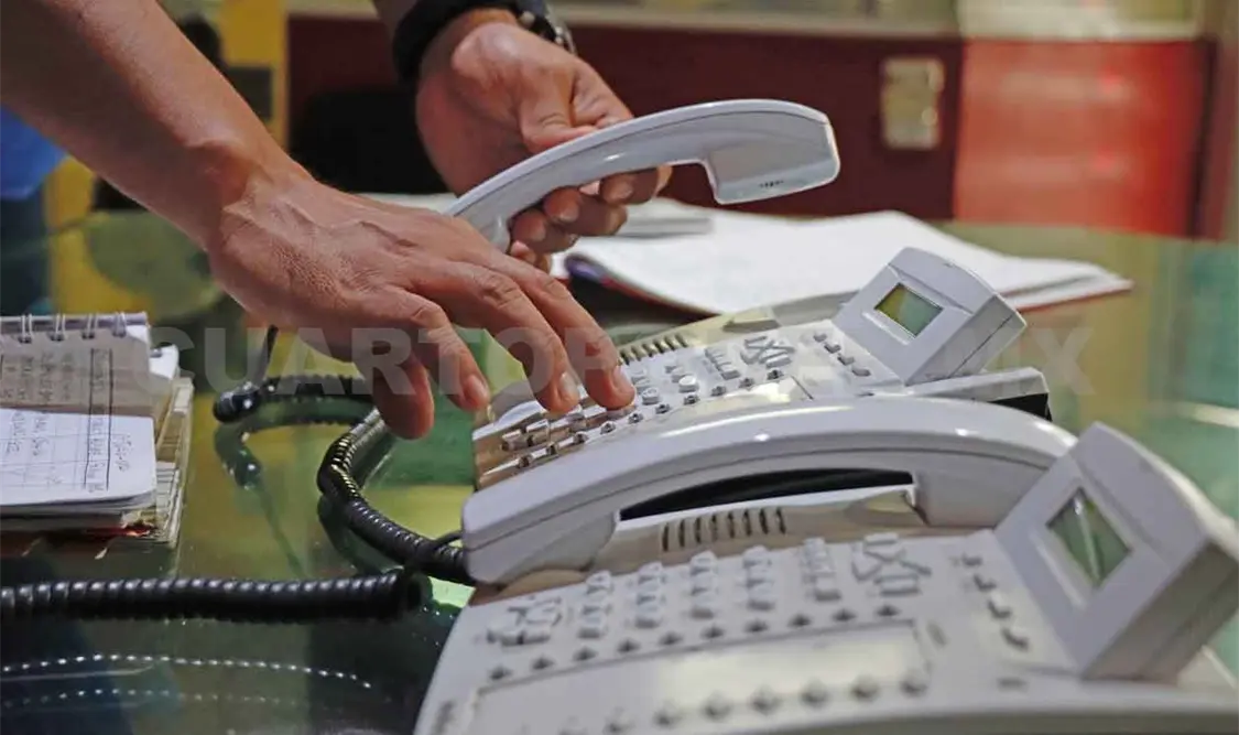 Extorsiones telefónicas vienen de penitenciarias