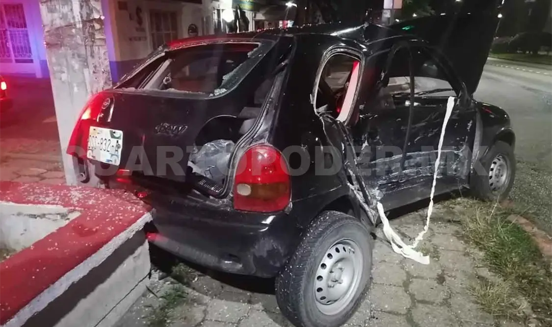 Fuerte accidente entre particulares en bulevar