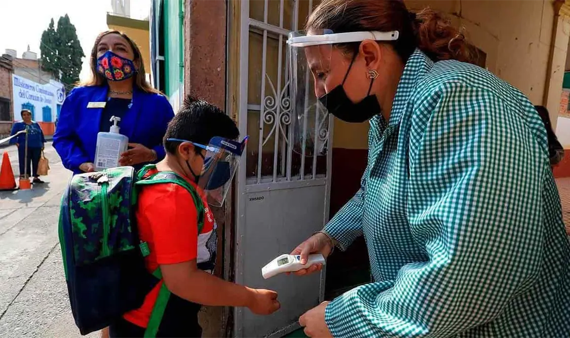 La organización aclaró que no busca frenar el regreso a clases, más bien obligar a la SEP que establezca los protocolos necesarios para evitar contagios. Cortesía