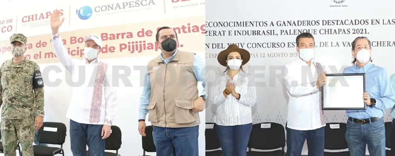 Fortalece Rutilio Escandón actividad pesquera y ganadera de Chiapas
