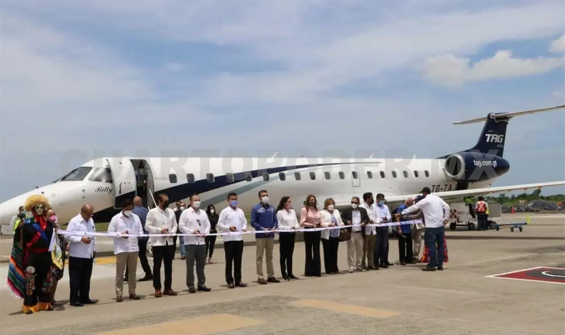 Gestionan vuelo Tuxtla-Guatemala