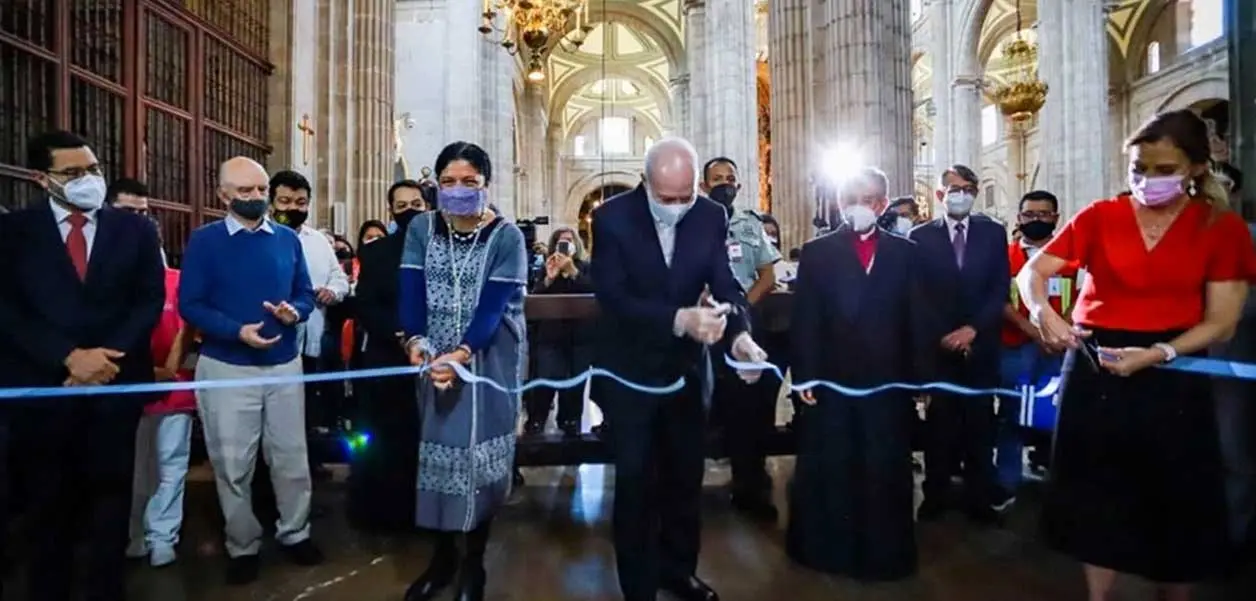 Este domingo se presentó la “Exposición de los trabajos de restauración en el Conjunto Catedralicio”. Cortesía