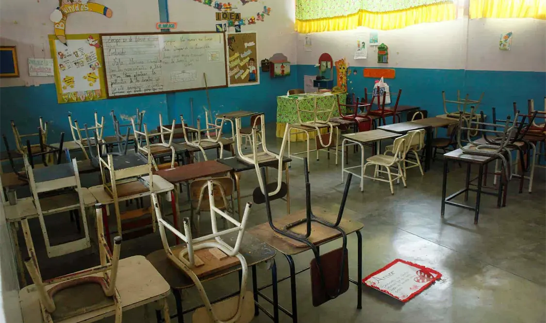 Se ubican en máximos históricos” los índices de deserción escolar, de violencia intrafamiliar, embarazo infantil, así como los homicidios y el suicidio entre menores. Cortesía