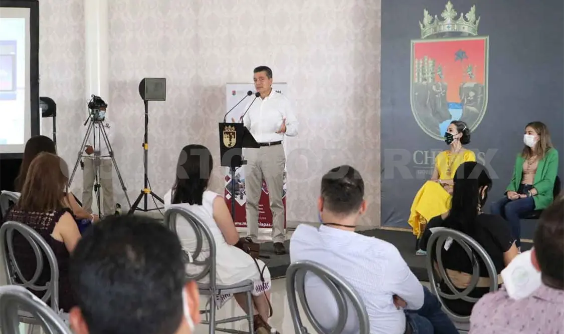 Inaugura ejecutivo Primera Expo Marca Chiapas Virtual