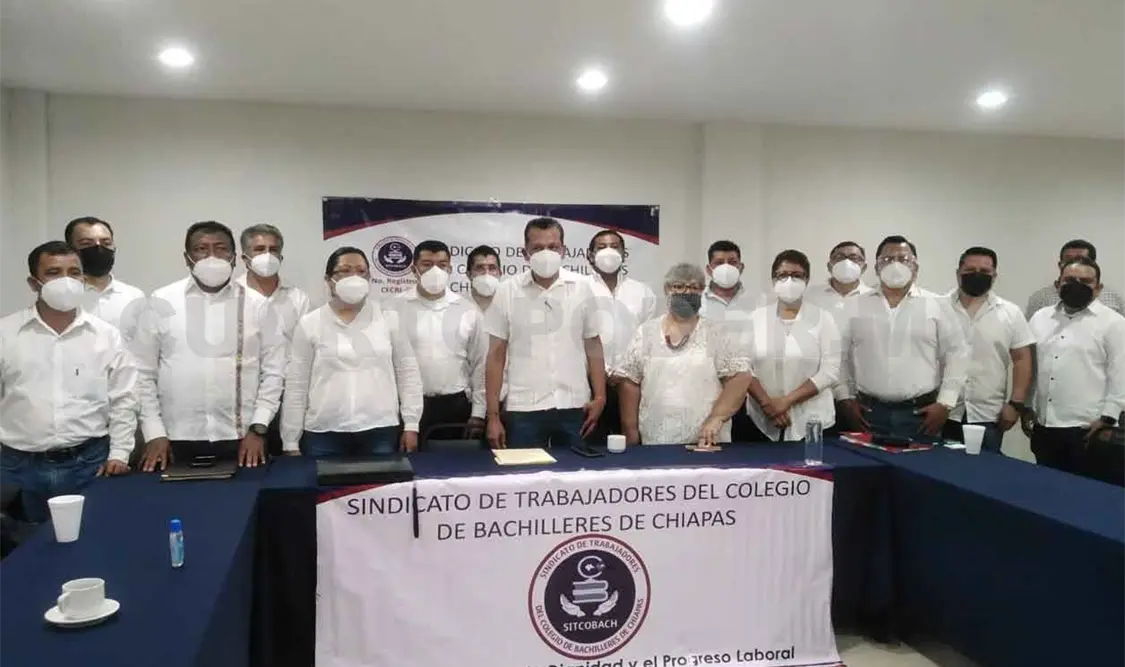 Presentan nuevo sindicato del Colegio de Bachilleres