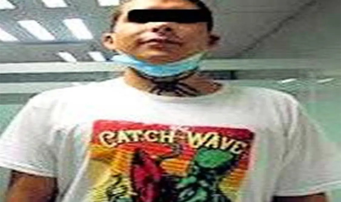 Javier “N” fue detenido por, pertenecer a la delincuencia organizada. Cortesía