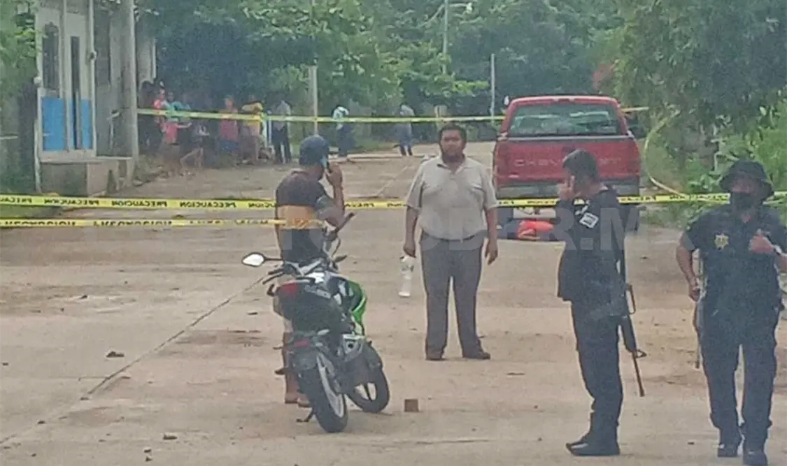 La víctima había llegado a Acacoyagua para medir el terreno que dejó su difunto marido, pero fue atacada por dos motoristas. Víctor Sánchez / CP
