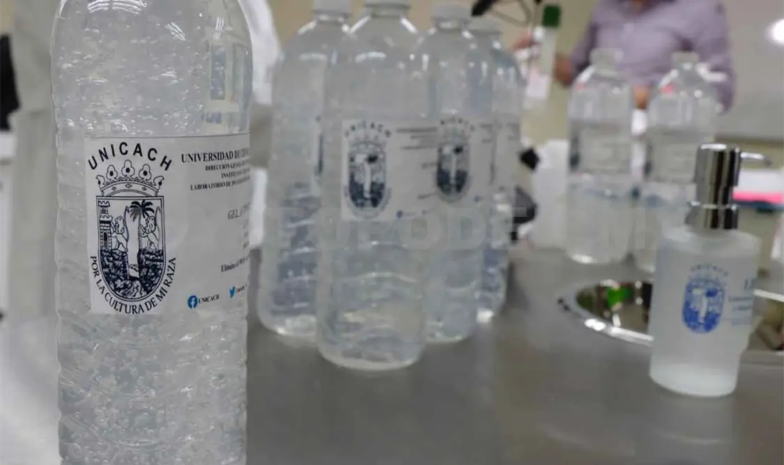 Alumnos e investigador crean gel antibacterial
