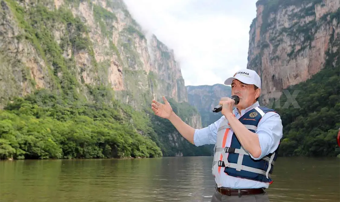 Constata REC limpieza en el Cañón del Sumidero