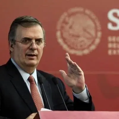 Marcelo Ebrard Casaubón, titular de la Secretaría de Relaciones Exteriores. Cortesía