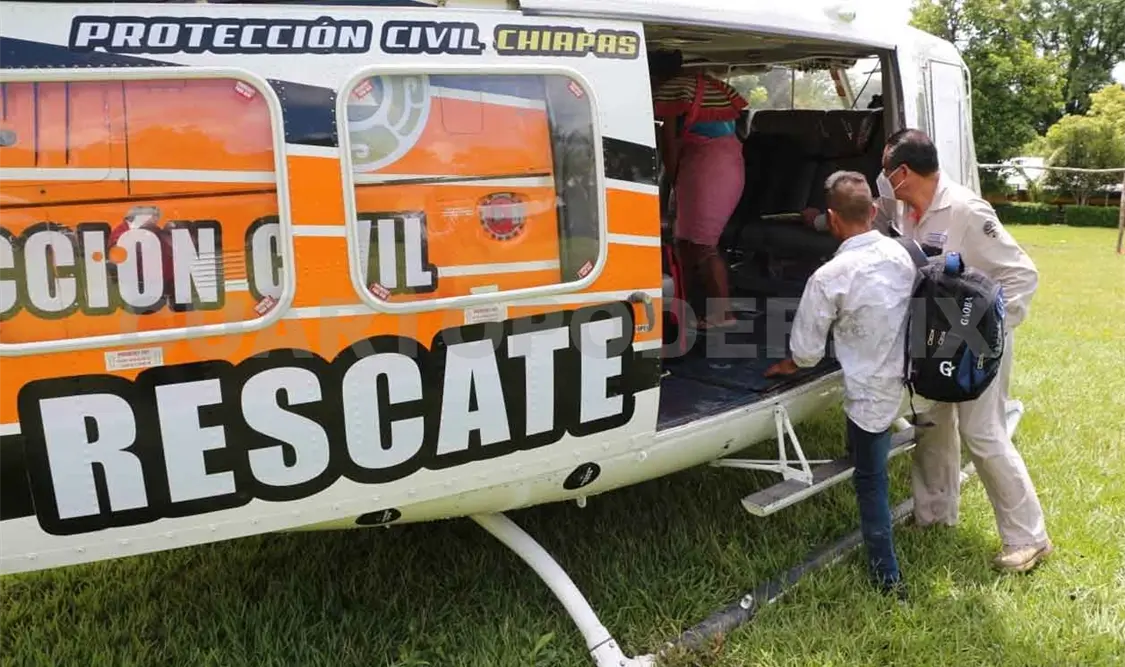 Operaciones aéreas permiten una atención eficaz
