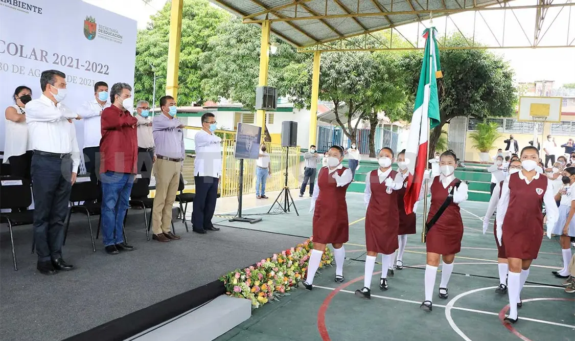 REC participa en arranque de ciclo escolar 2021-2022