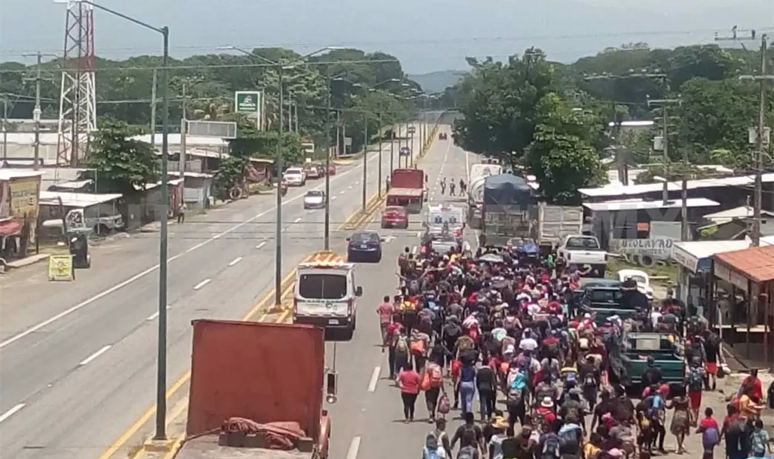 Caravanas llegan a Mapastepec y Huixtla