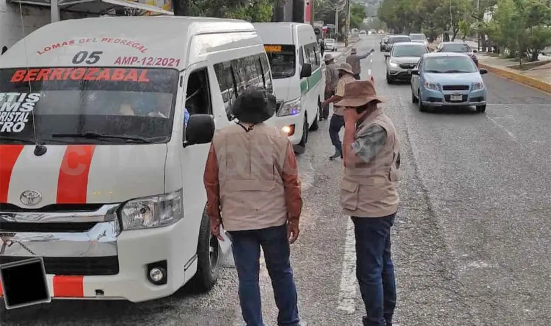 Implementa policía Municipal combate al transporte irregular