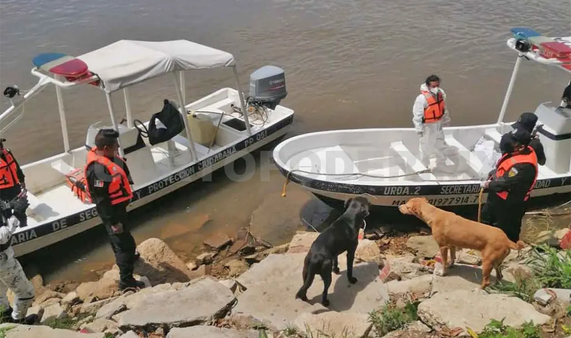 Hallan cadáver de militar en el tapón del río Grijalva