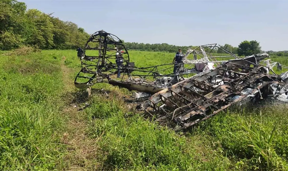 Se desploma aeronave que fumigaba plantíos