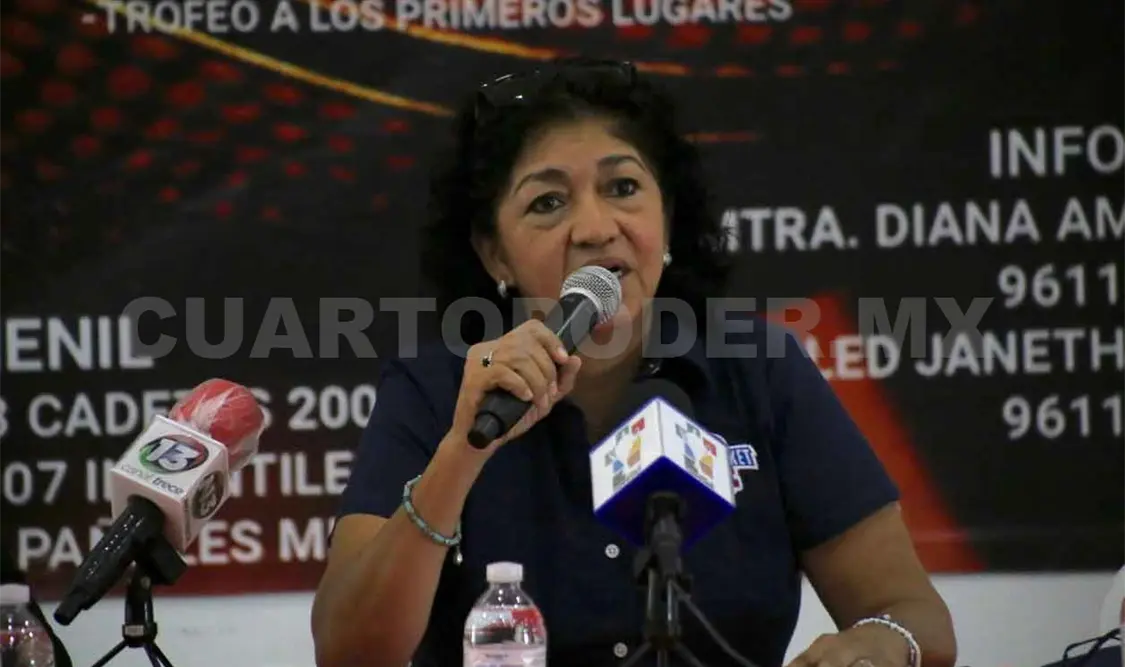 Diana Amezcua se retiró de la Ademeba