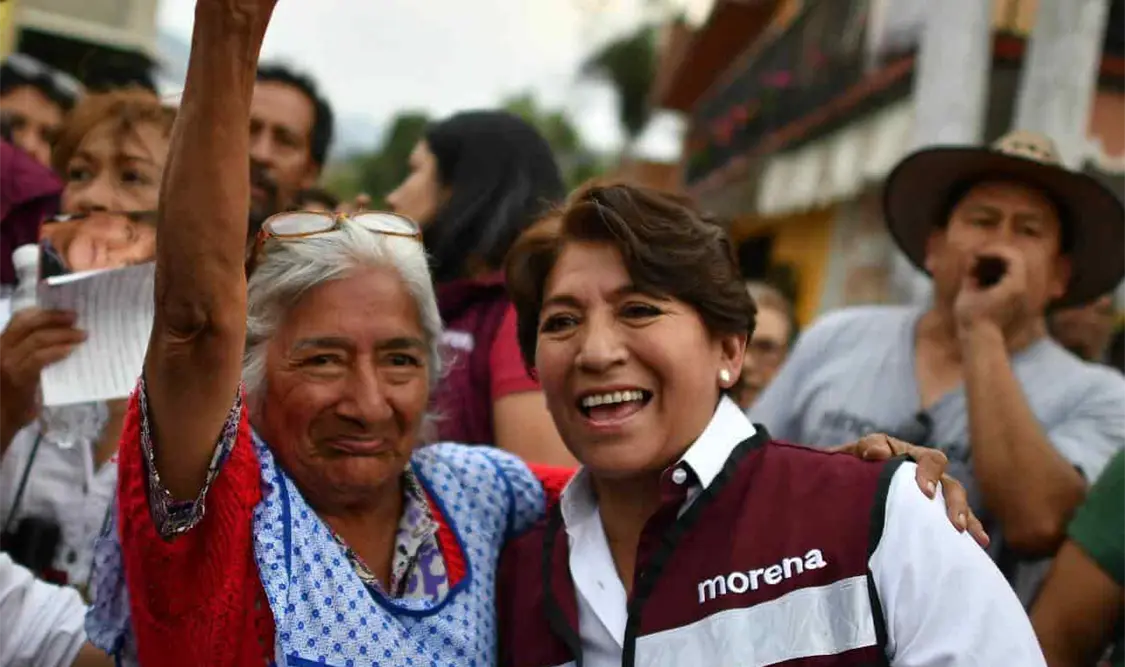 Las operadoras financieras de Delfina Gómez gestionaron para que 2.1 mdp llegaran a la campaña de la hoy titular de la SEP. Cortesía