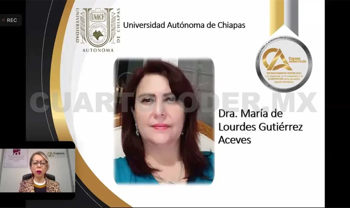 Académica de la Unach recibe el Copaes 2021