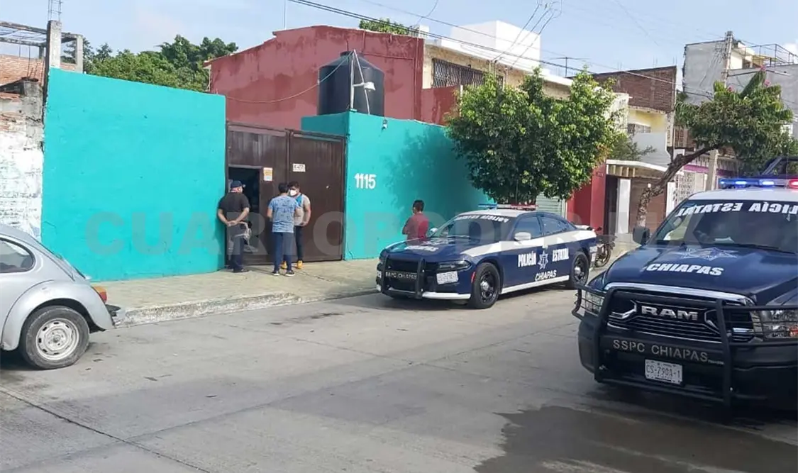 Velador muere en un taller mecánico