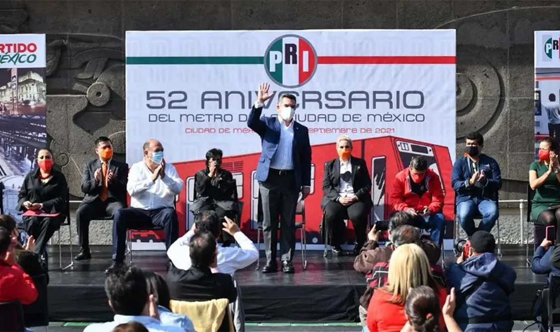 Alejandro Moreno destacó que el partido siempre ha estado presente para el desarrollo de la infraestructura. CP
