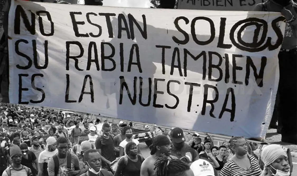 El Ejército Zapatista hizo un llamado a detener la cacería que el INM realiza en contra de los migrantes con el apoyo de la GN. Cortesía