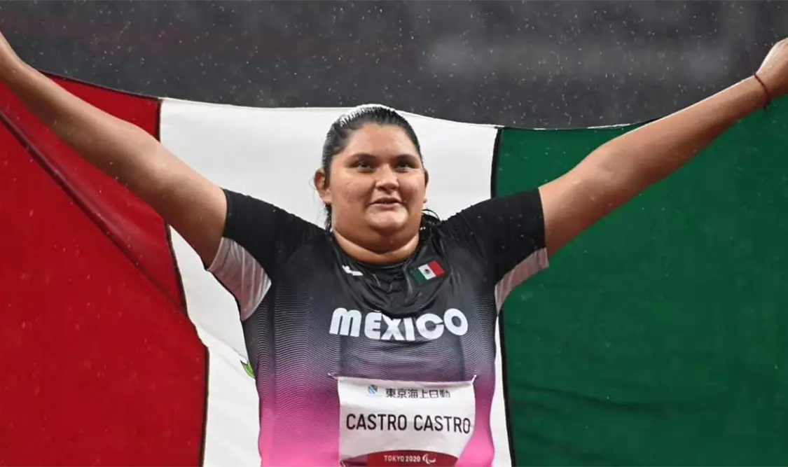 La medalla 22 para México se dio en el Lanzamiento de Disco F38 con Rosa Carolina Castro. Agencias