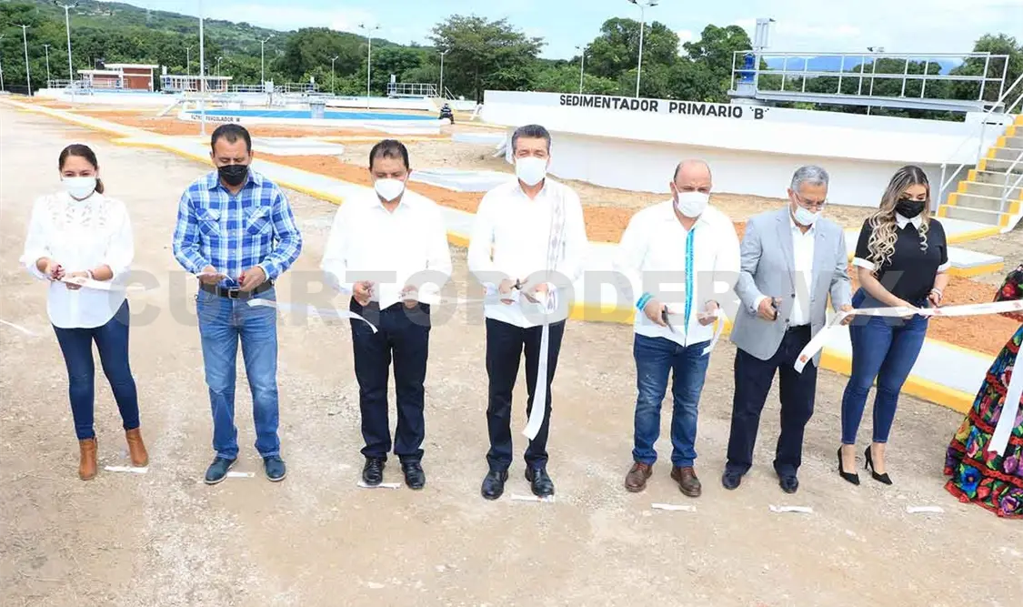 Inaugura Rutilio Escandón primera etapa de PTAR