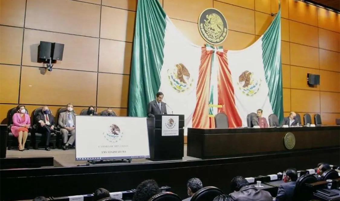La SHCP, en representación del Gobierno Federal, entregó la tarde de este miércoles el Paquete Económico 2022 al Congreso de la Unión. Cortesía
